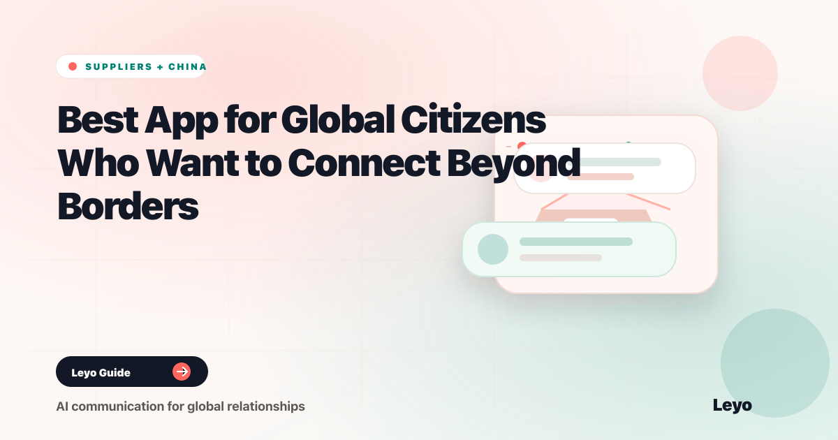Best App for Global Citizens Who Want to Connect Beyond Borders